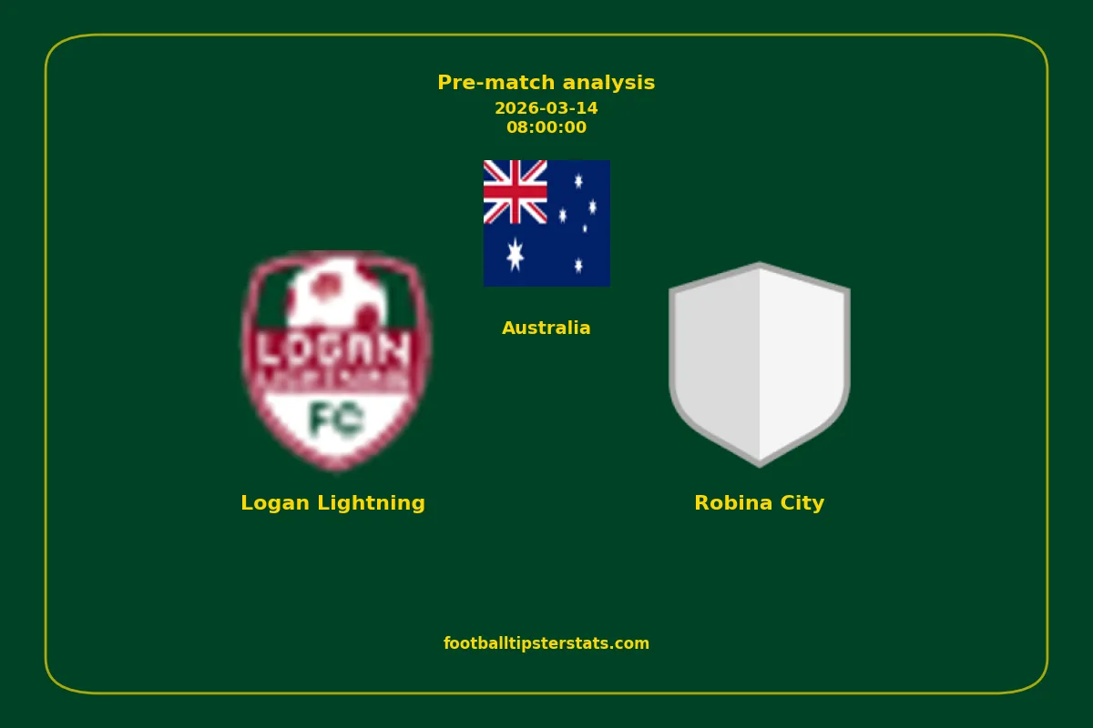 Pre-match analysis: Logan Lightning vs Robina City on 2026-03-14